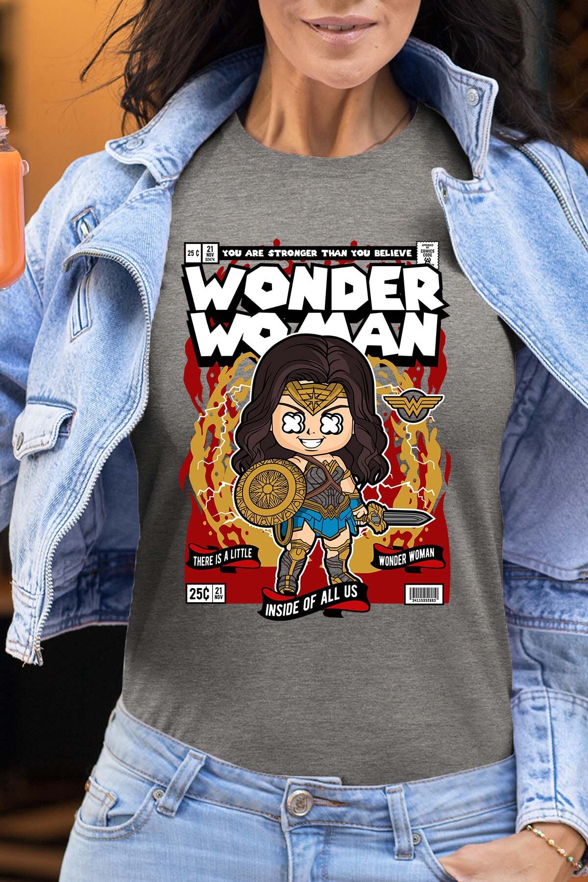 Grossista I.A.L.D FRANCE - Funko Wonder - T-shirt Donna