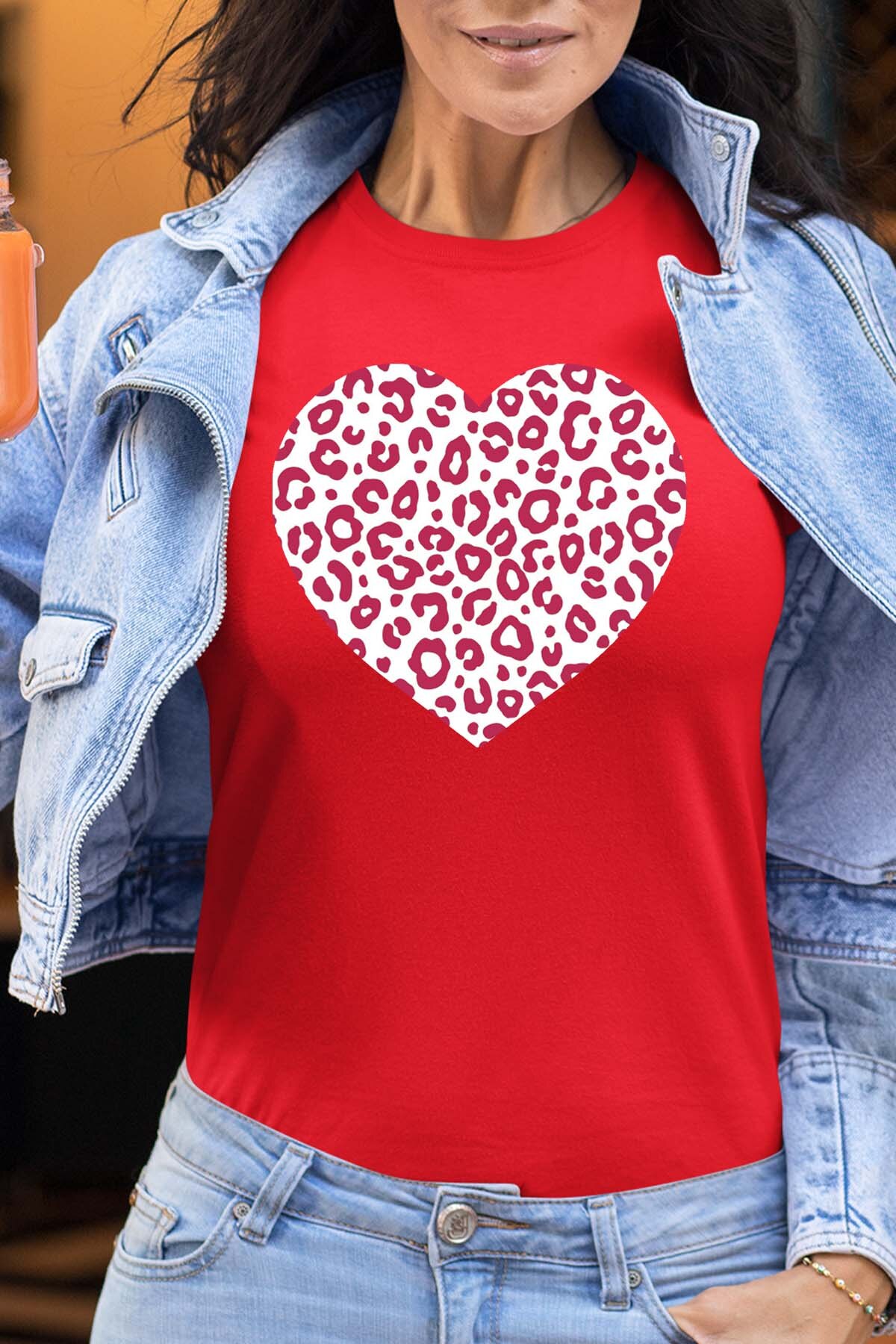 Mayorista I.A.L.D FRANCE - Leopard Heart - Camiseta Mujer