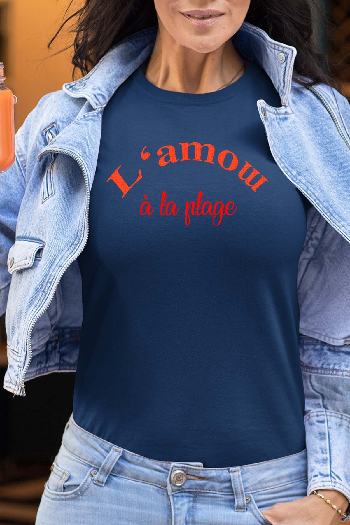 Mayorista I.A.L.D FRANCE - L amow plage - Camiseta Mujer