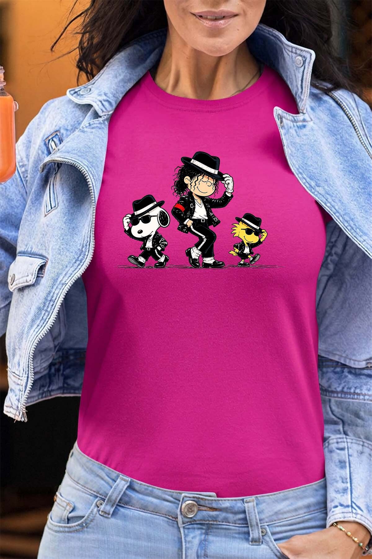 Wholesaler I.A.L.D FRANCE - Snoopy Michael Jackson - Tee Woman
