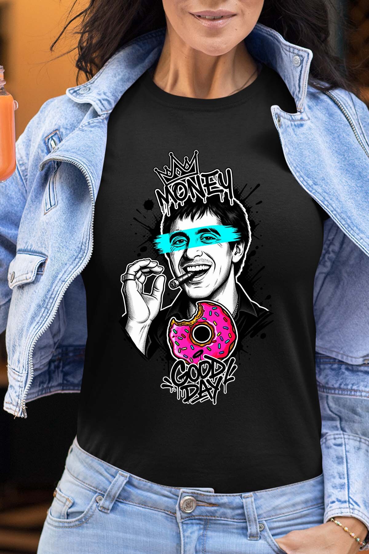Grossista I.A.L.D FRANCE - Money good day - T-shirt Donna