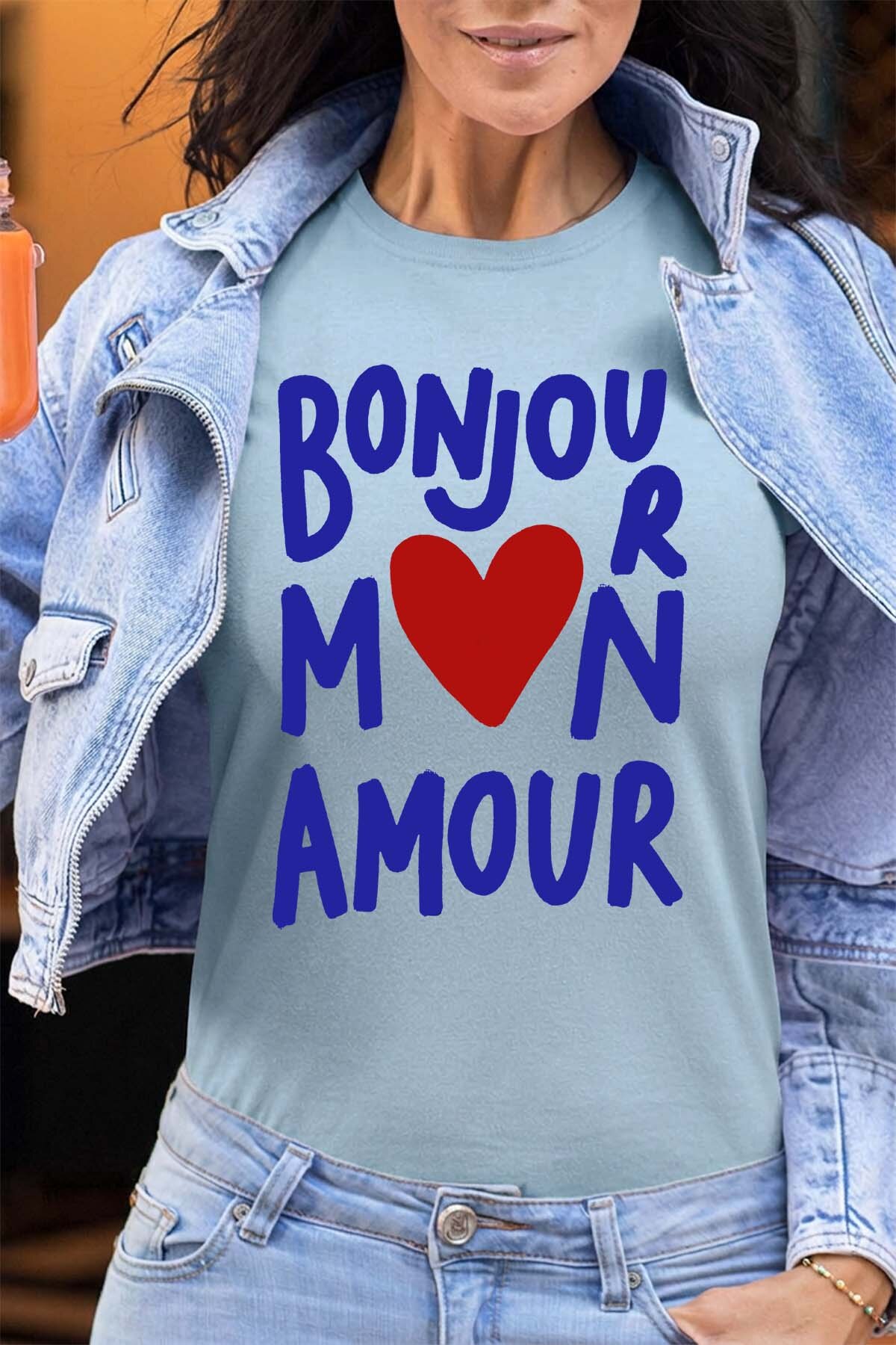 Mayorista I.A.L.D FRANCE - BJN mon amour - Camiseta Mujer