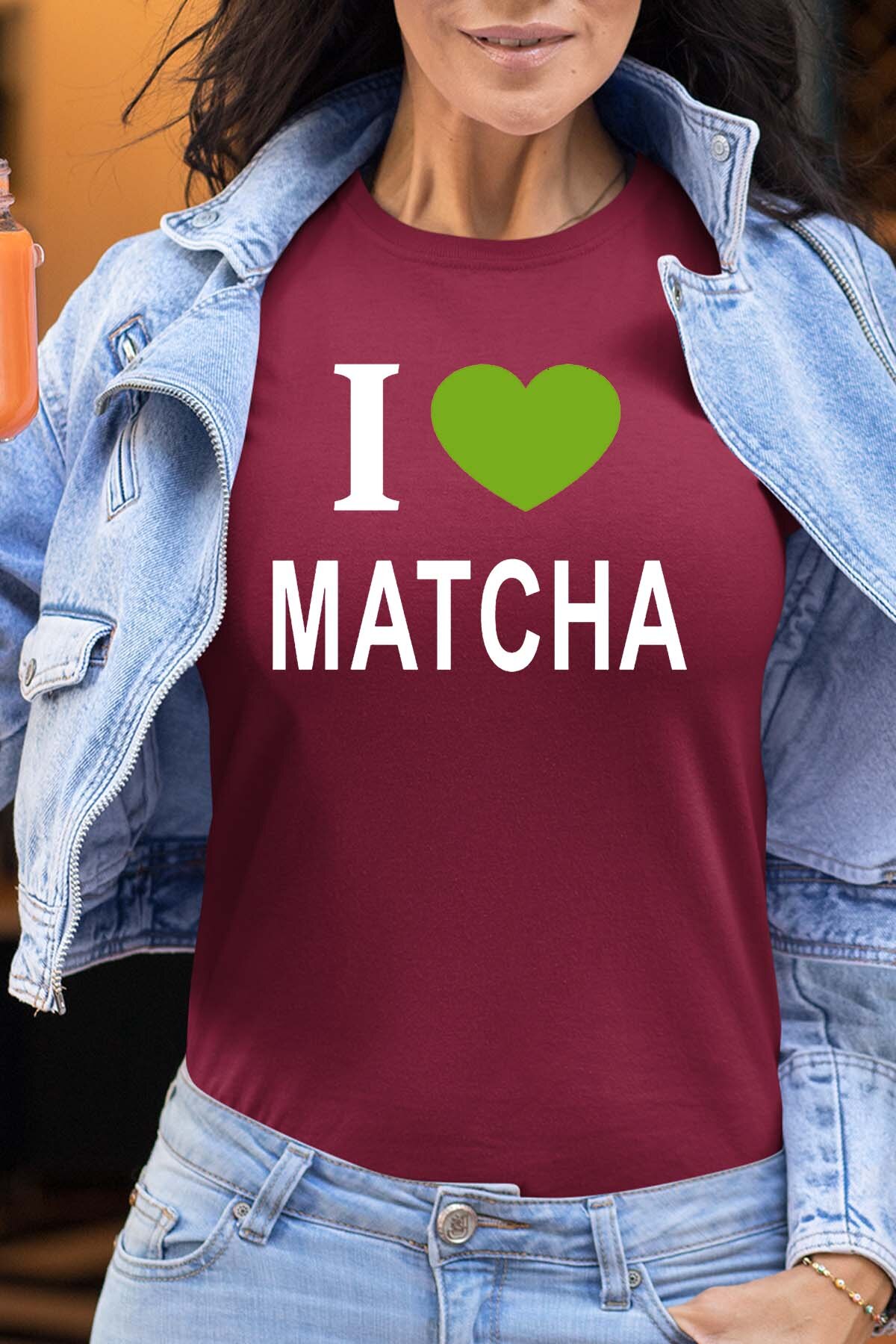 Mayorista I.A.L.D FRANCE - I love matcha k - Camiseta Mujer