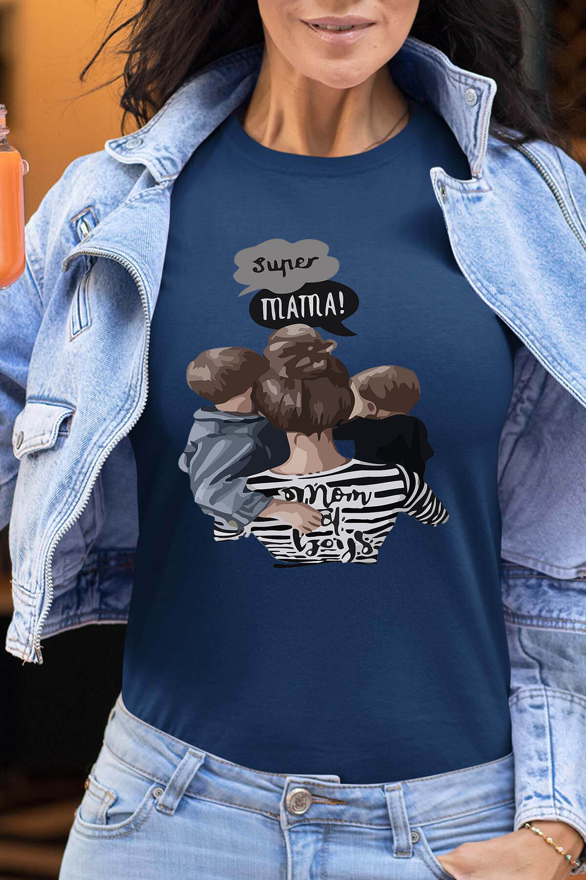 Großhändler I.A.L.D FRANCE - Mom Boys - Frauen t -Shirt