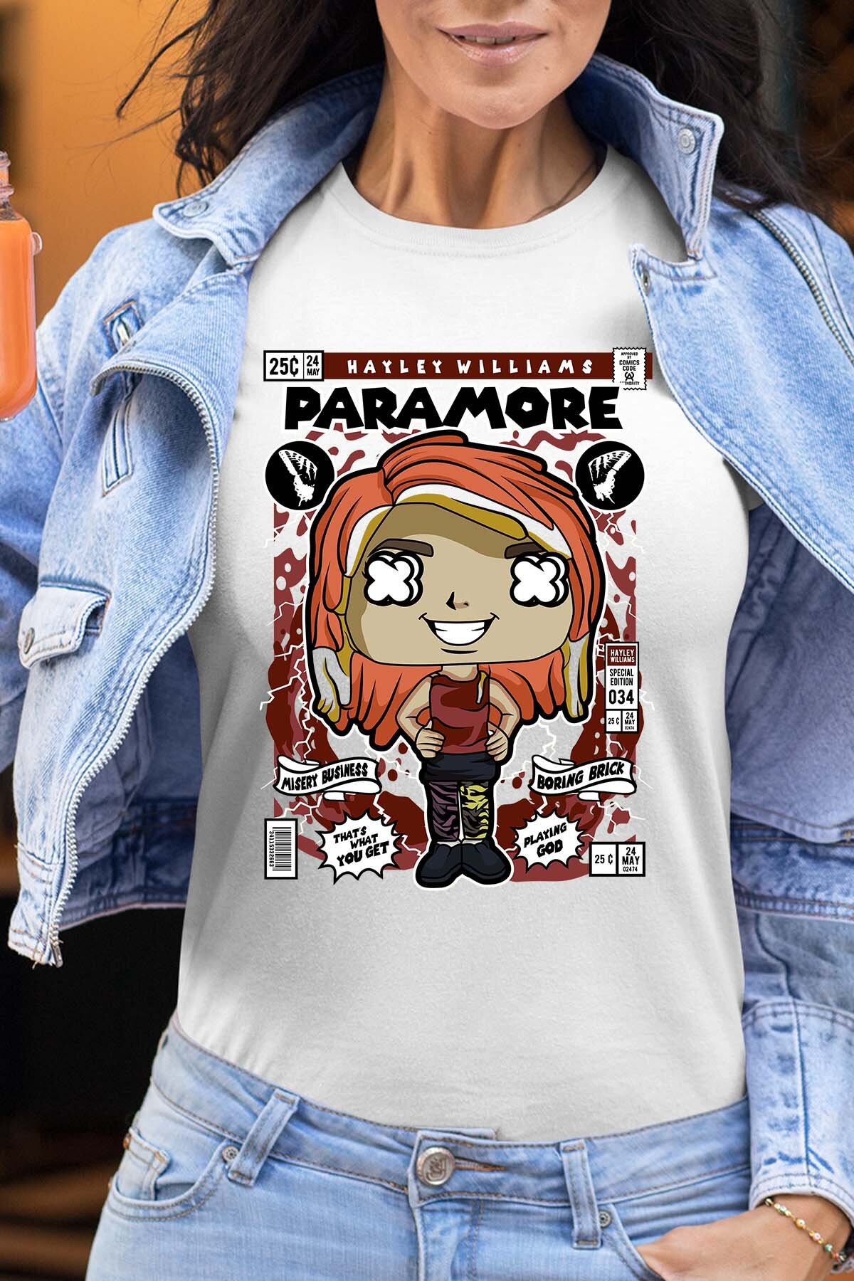 Grossista I.A.L.D FRANCE - Funko Paramore - T-shirt Donna