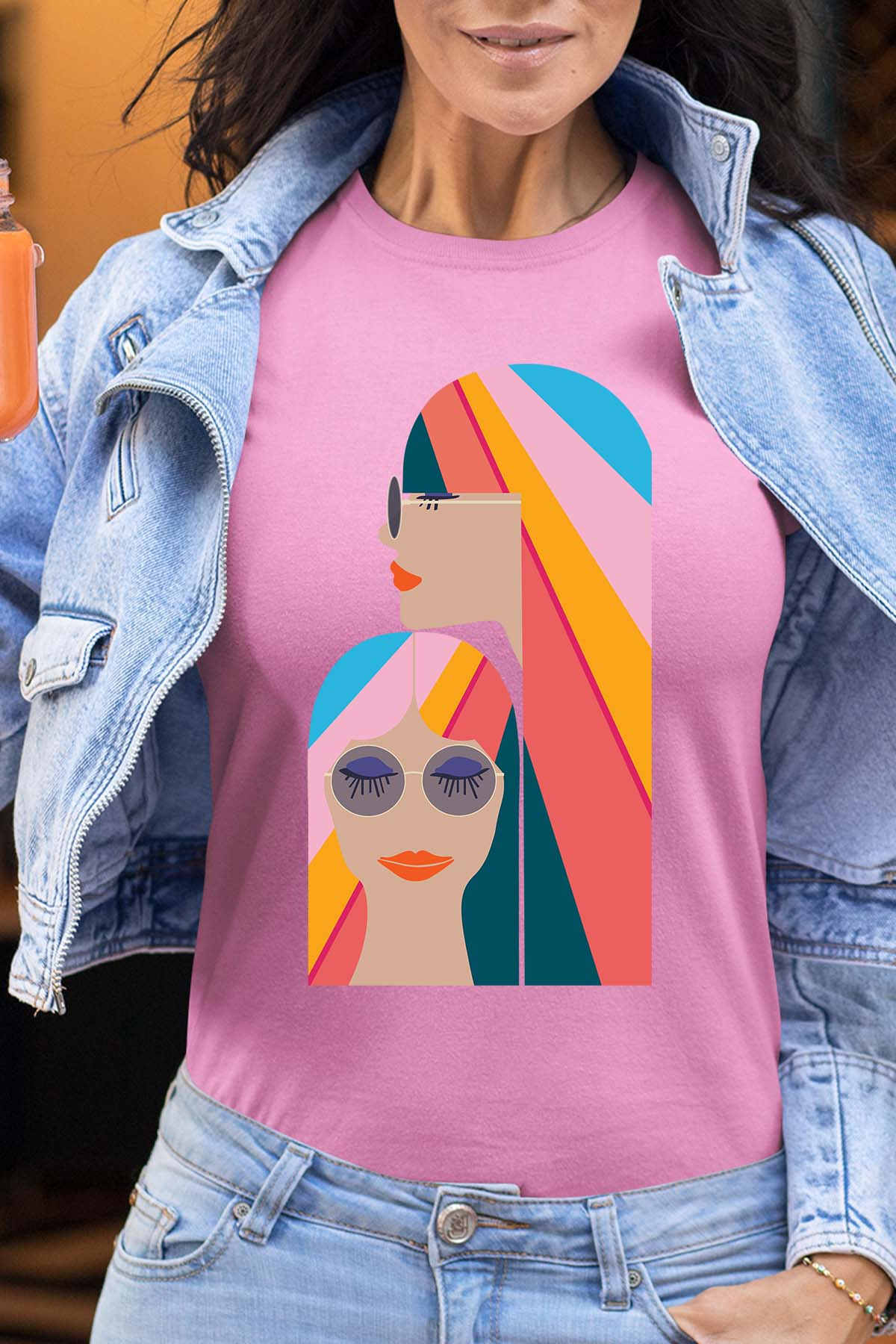 Mayorista I.A.L.D FRANCE - Perfil de la cara - Camiseta mujer