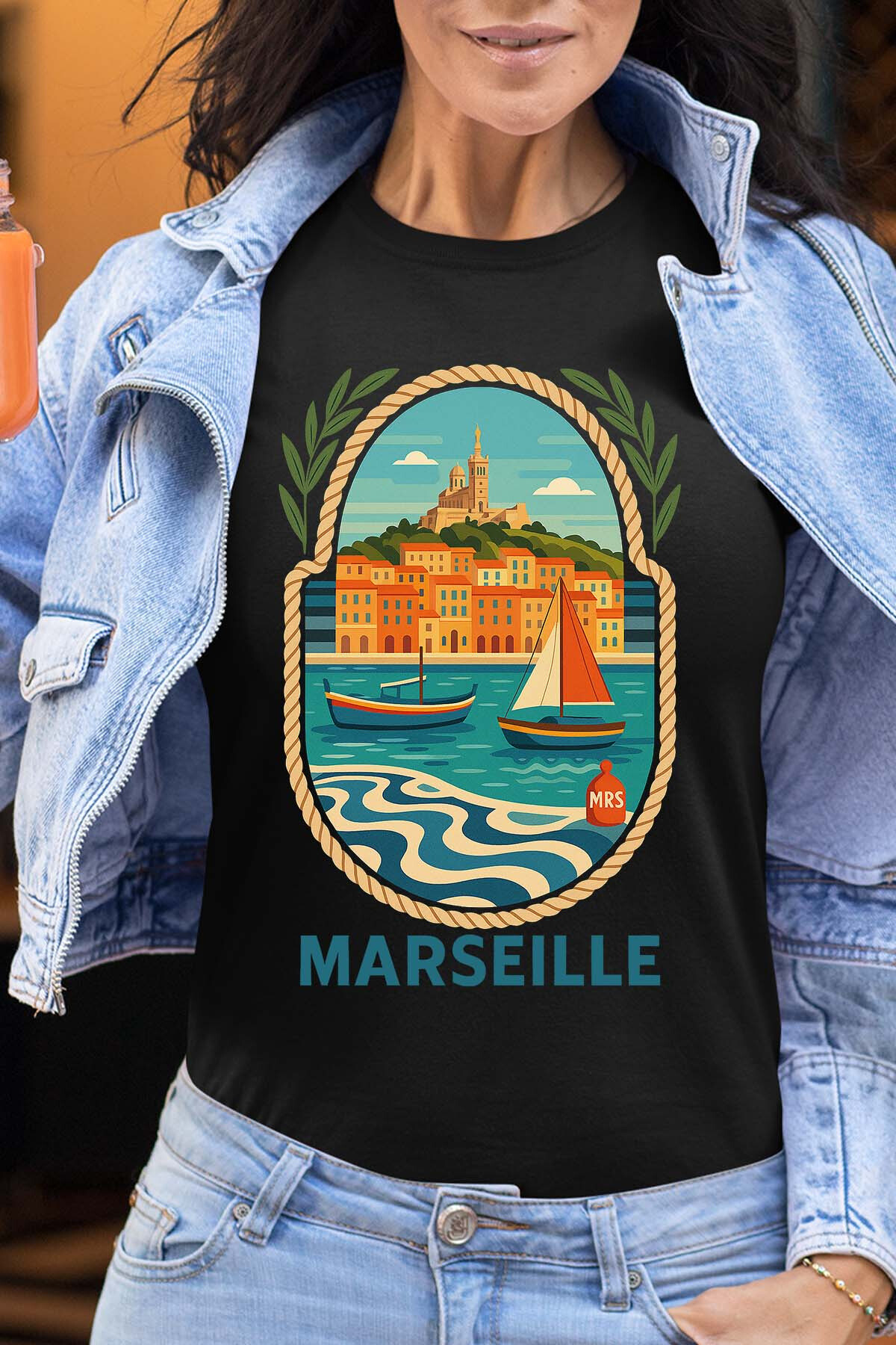 Mayorista I.A.L.D FRANCE - MARSEILLE PopVoyage - Camiseta de mujer