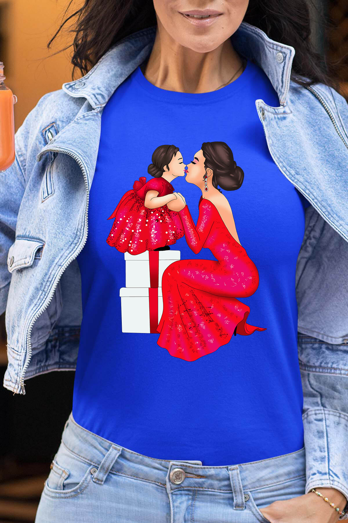 Großhändler I.A.L.D FRANCE - Gala Familie - Frauen t -Shirt