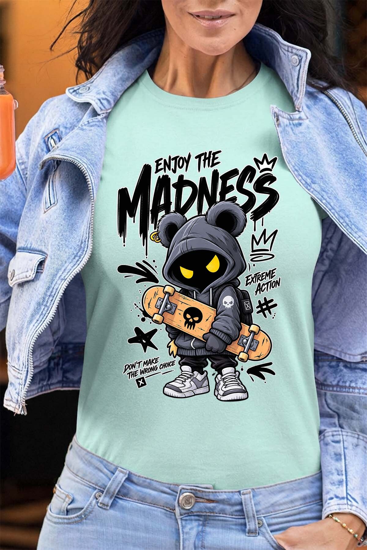 Grossista I.A.L.D FRANCE - ENJOY MADNESS HYPE - T-shirt Donna