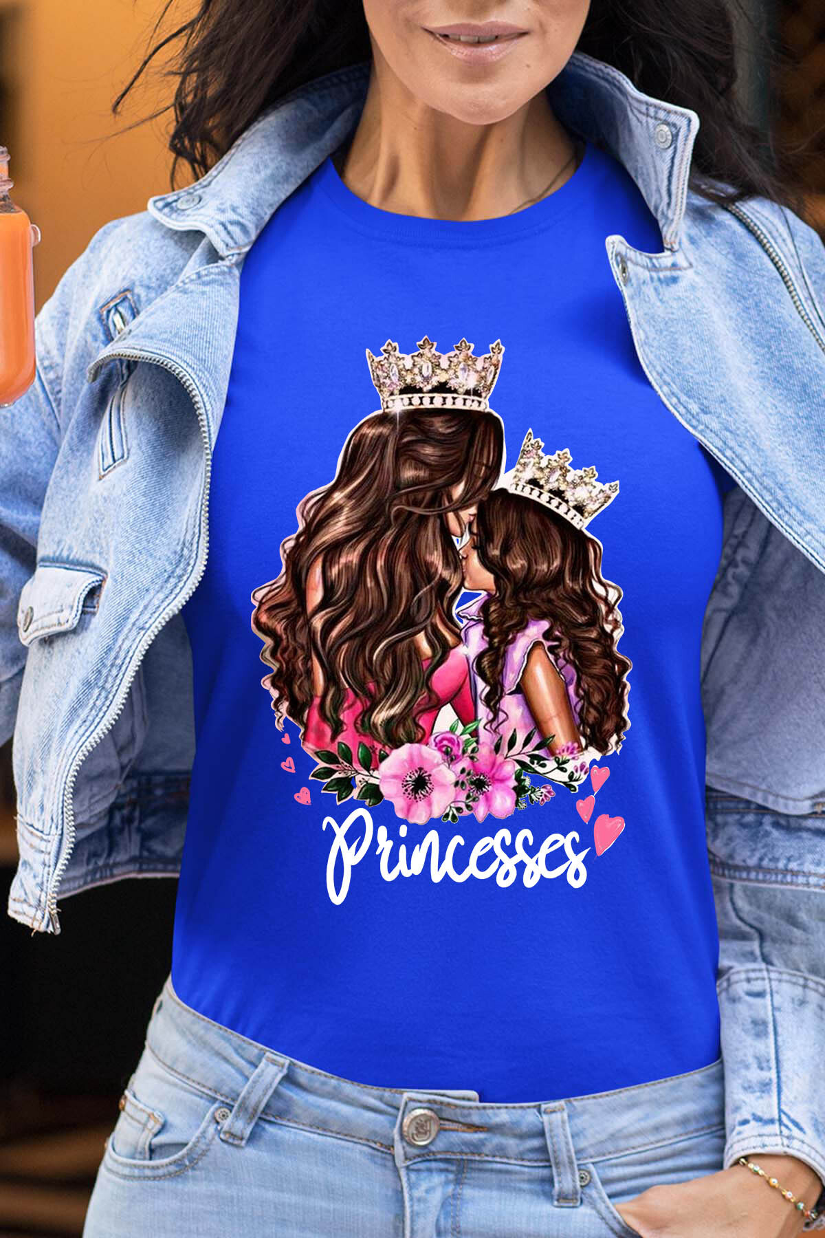 Großhändler I.A.L.D FRANCE - Prinzessin weißes Duo - Frauen t -Shirt