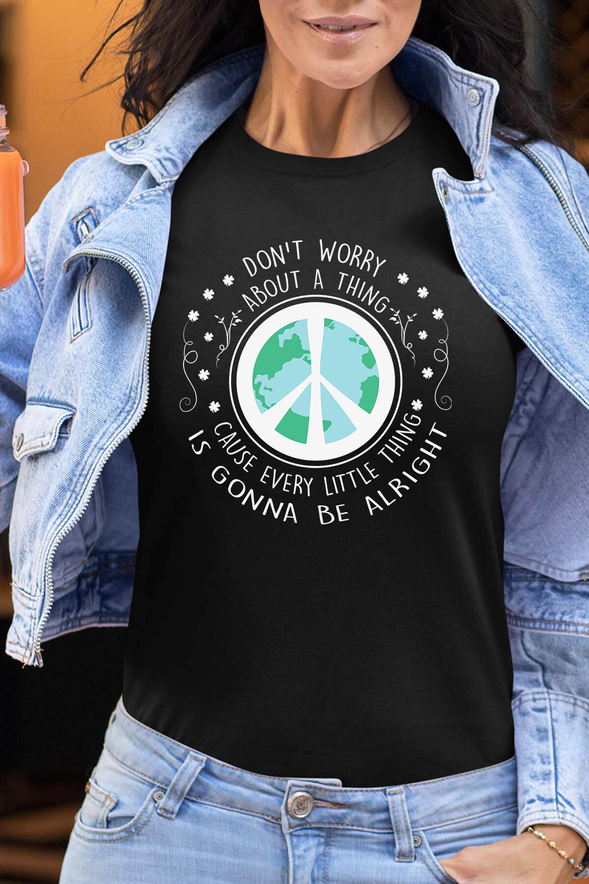 Großhändler I.A.L.D FRANCE - Friedenswelt - Frauen t -Shirt