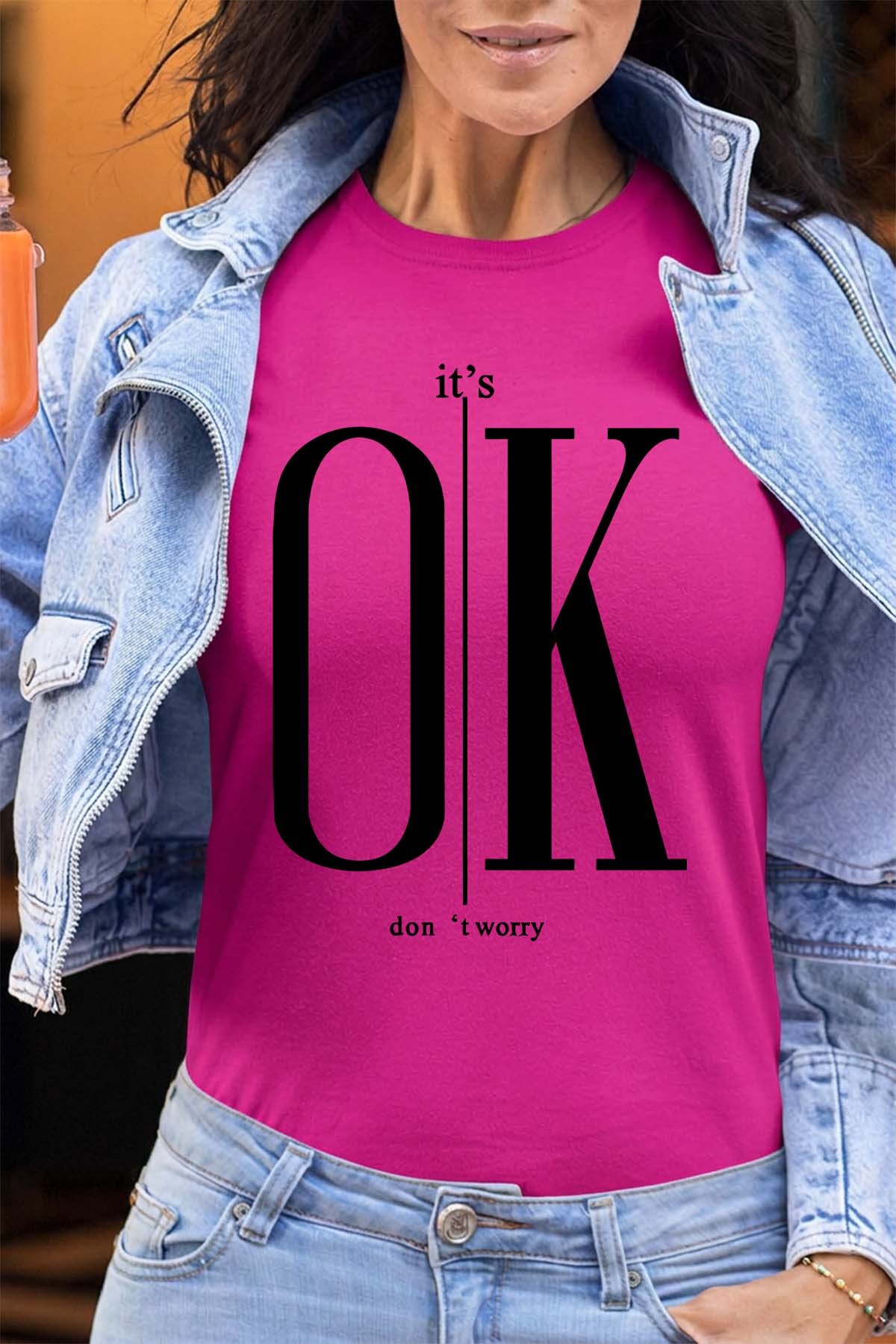 Grossiste I.A.L.D FRANCE - OK dont worry - T-shirt Femme