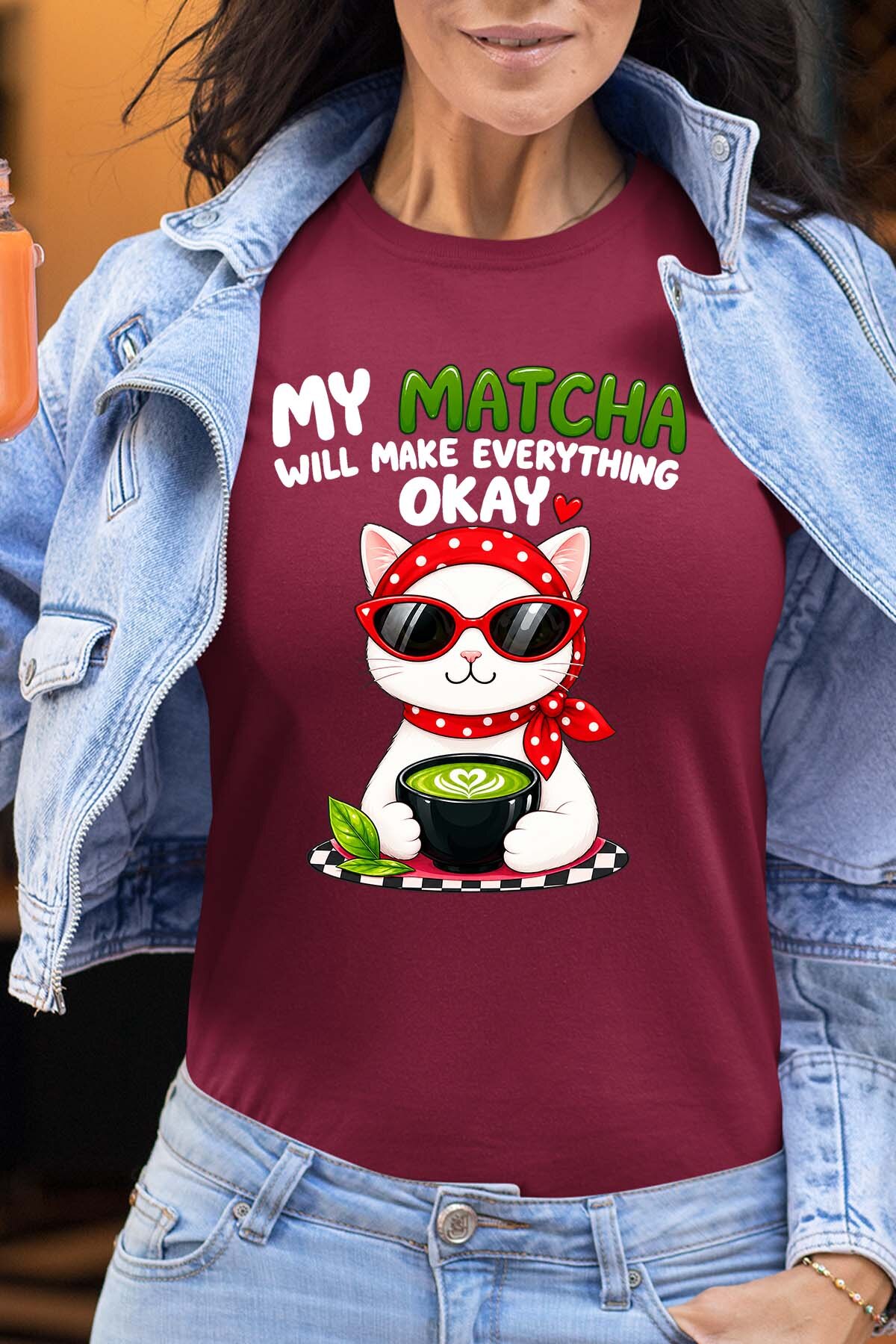 Grossiste I.A.L.D FRANCE - Matcha cats - T-shirt Femme