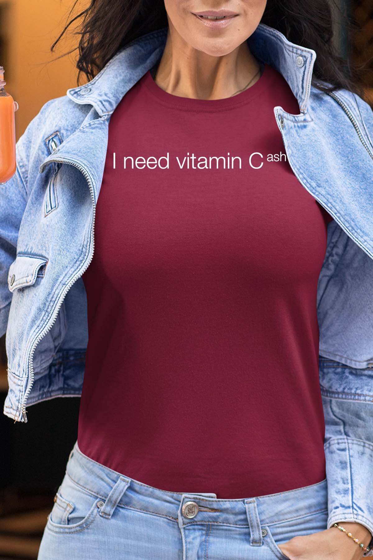 Grossista I.A.L.D FRANCE - Need viamin cash - T-shirt Donna