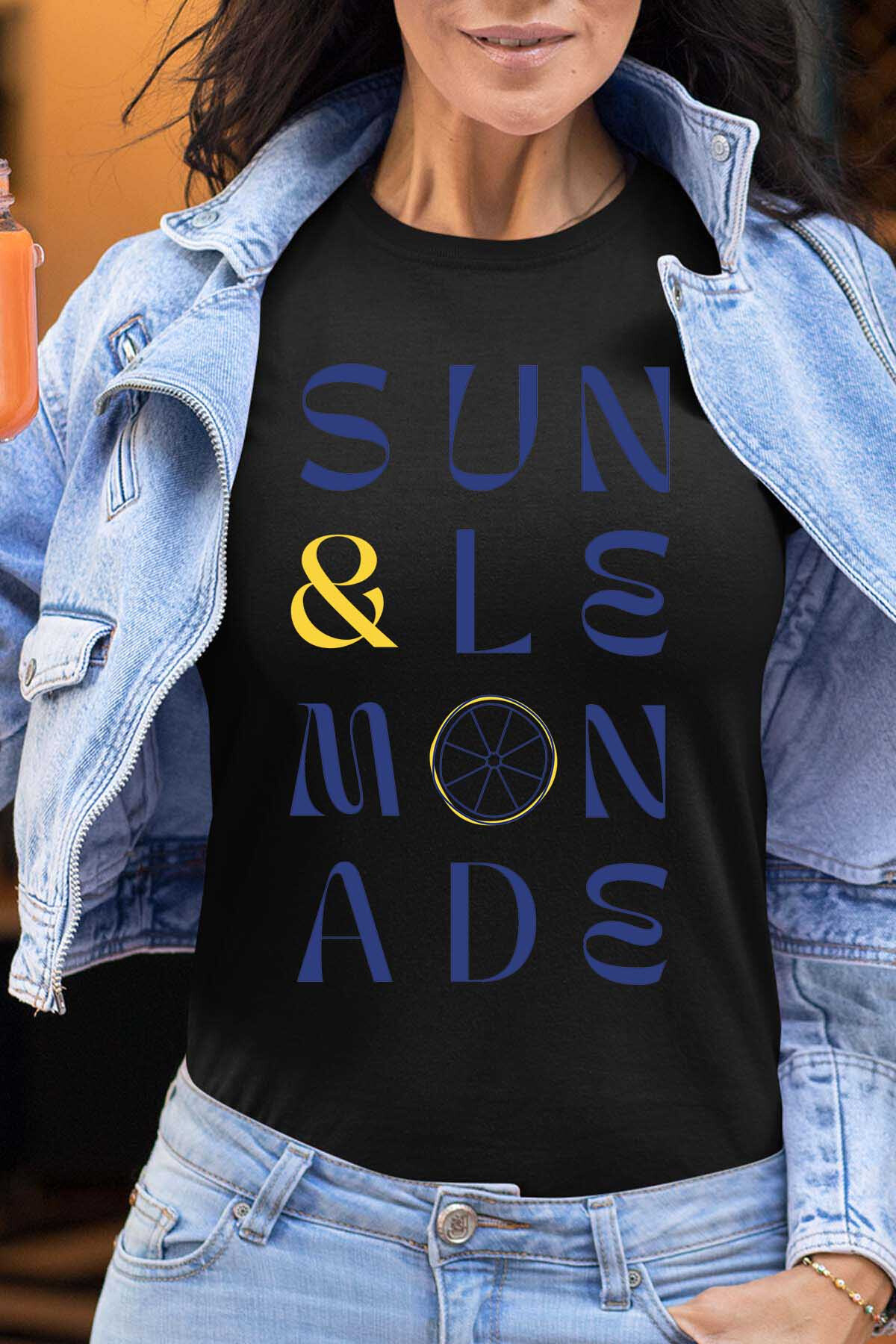 Großhändler I.A.L.D FRANCE - Sun And Lemonade - T-Shirt Frau