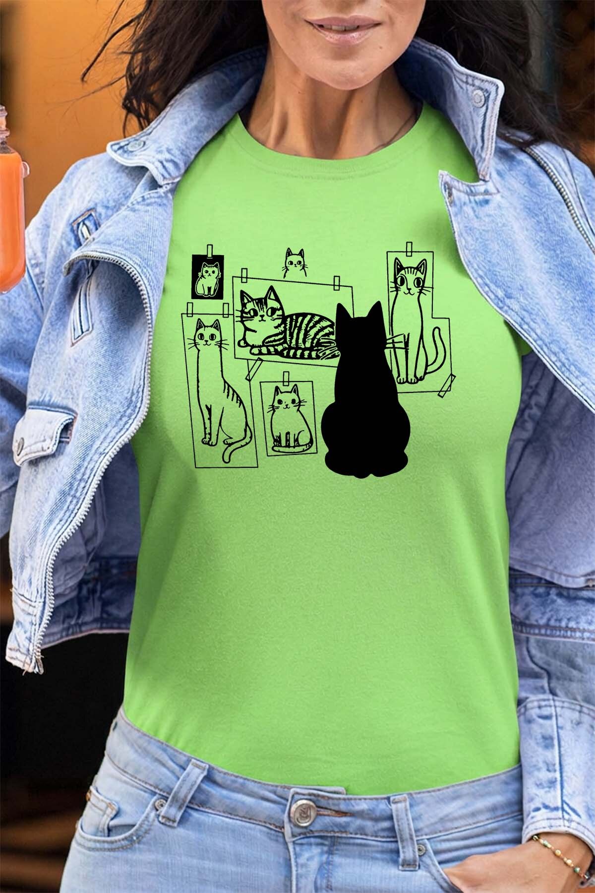 Wholesaler I.A.L.D FRANCE - Cats frames - Tee Woman