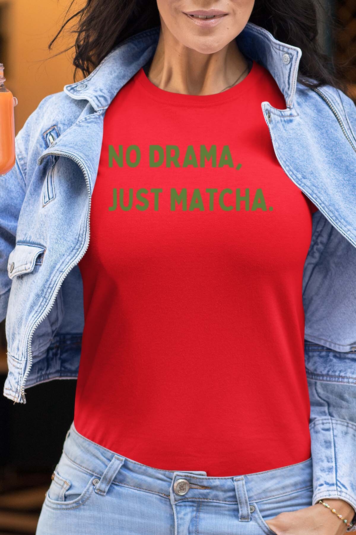 Mayorista I.A.L.D FRANCE - Sin drama, solo matcha - Camiseta Mujer