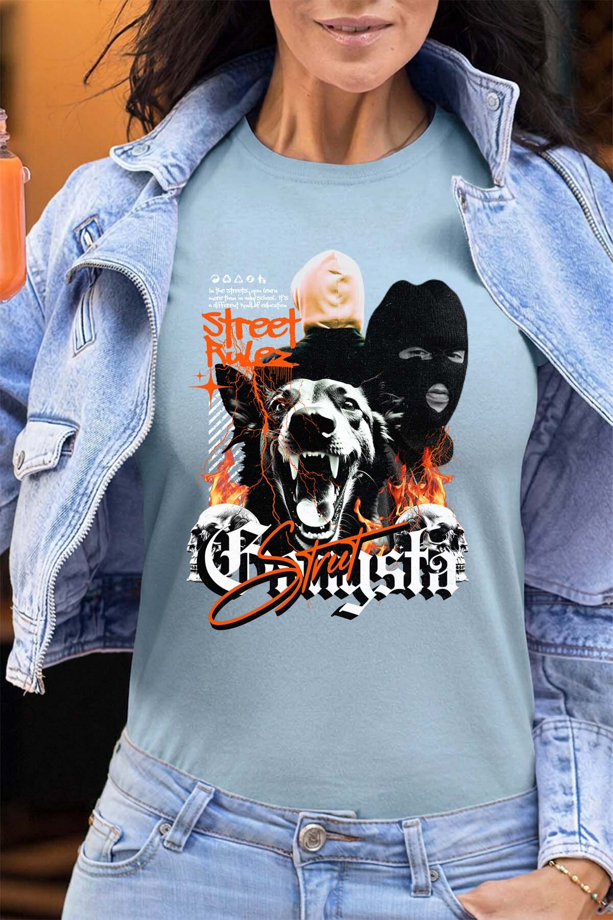 Wholesaler I.A.L.D FRANCE - Street Gangsta - Tee Woman