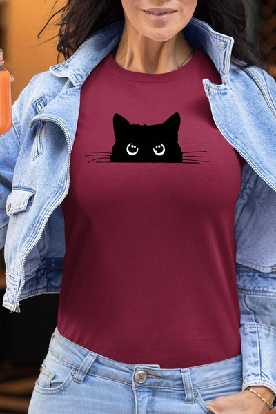 Grossiste I.A.L.D FRANCE - chat caché - T-shirt Femme Grossiste I.A.L.D FRANCE - chat caché - T-shirt Femme