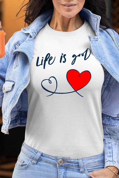 Grossiste I.A.L.D FRANCE - Life good - T-shirt Femme Grossiste I.A.L.D FRANCE - Life good - T-shirt Femme