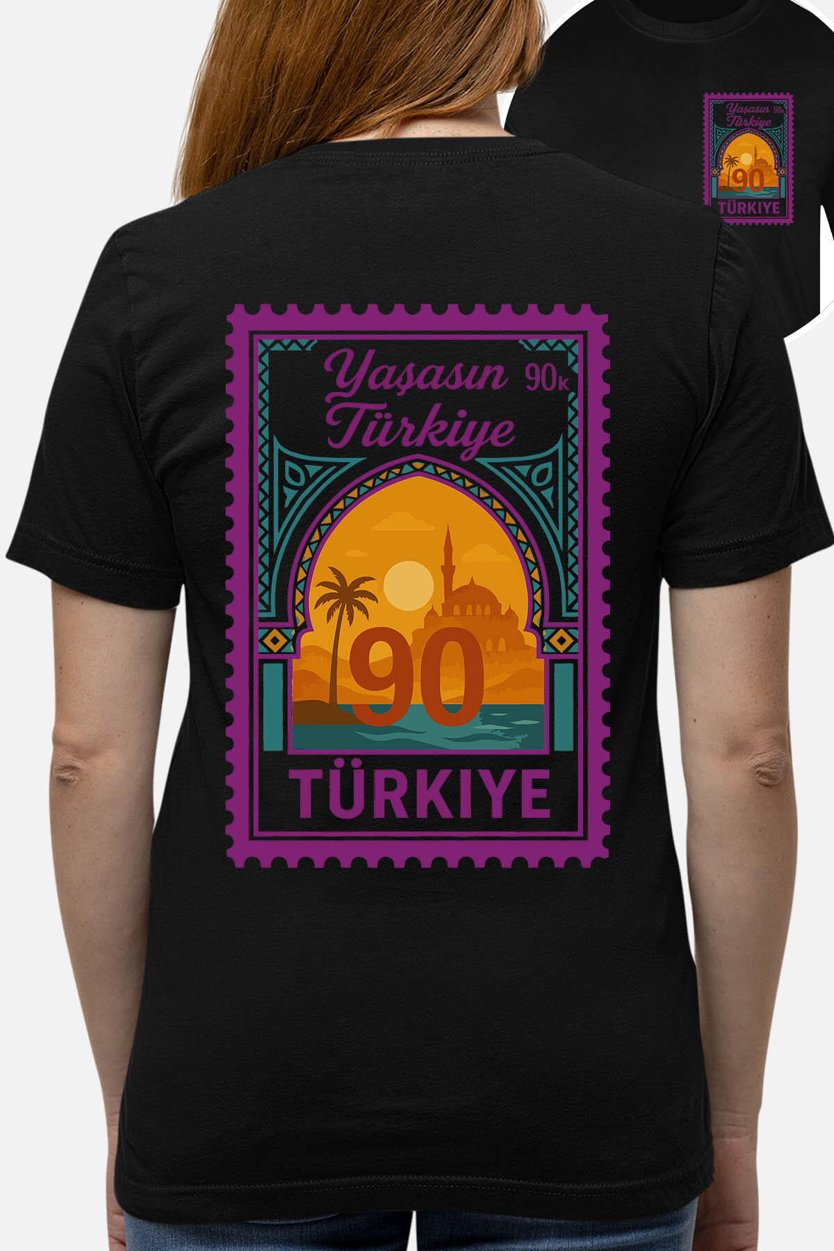 Grossista I.A.L.D FRANCE - TURCHIA francobollo - Maglietta da donna