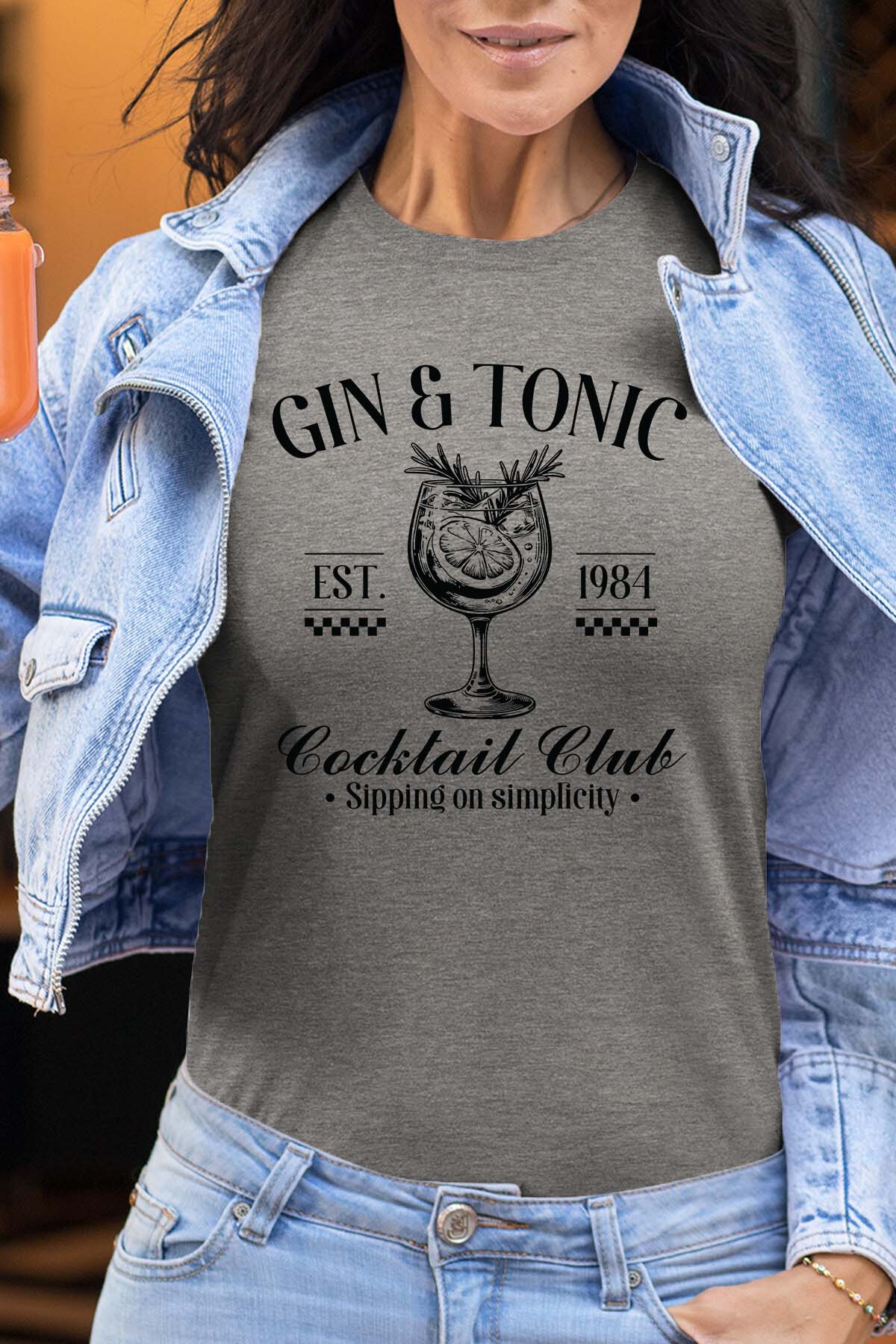 Großhändler I.A.L.D FRANCE - Gin 1984 est  - T-Shirt Frau