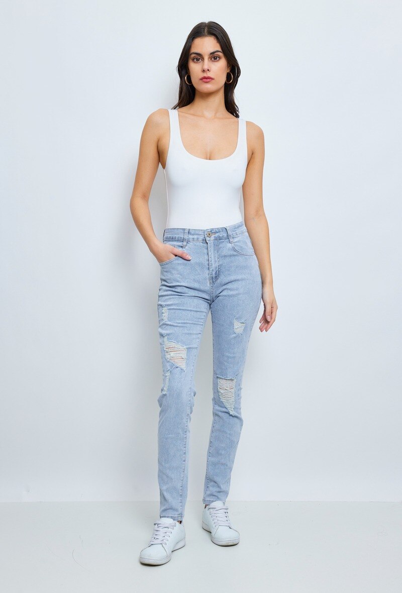 Wholesaler I Dodo - Ripped slim jeans