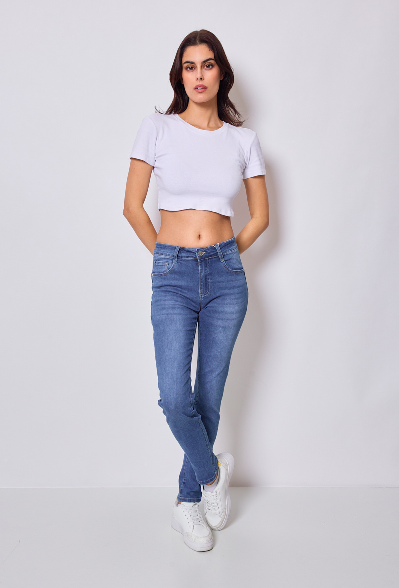 Wholesaler I Dodo - Push-up straight leg jeans