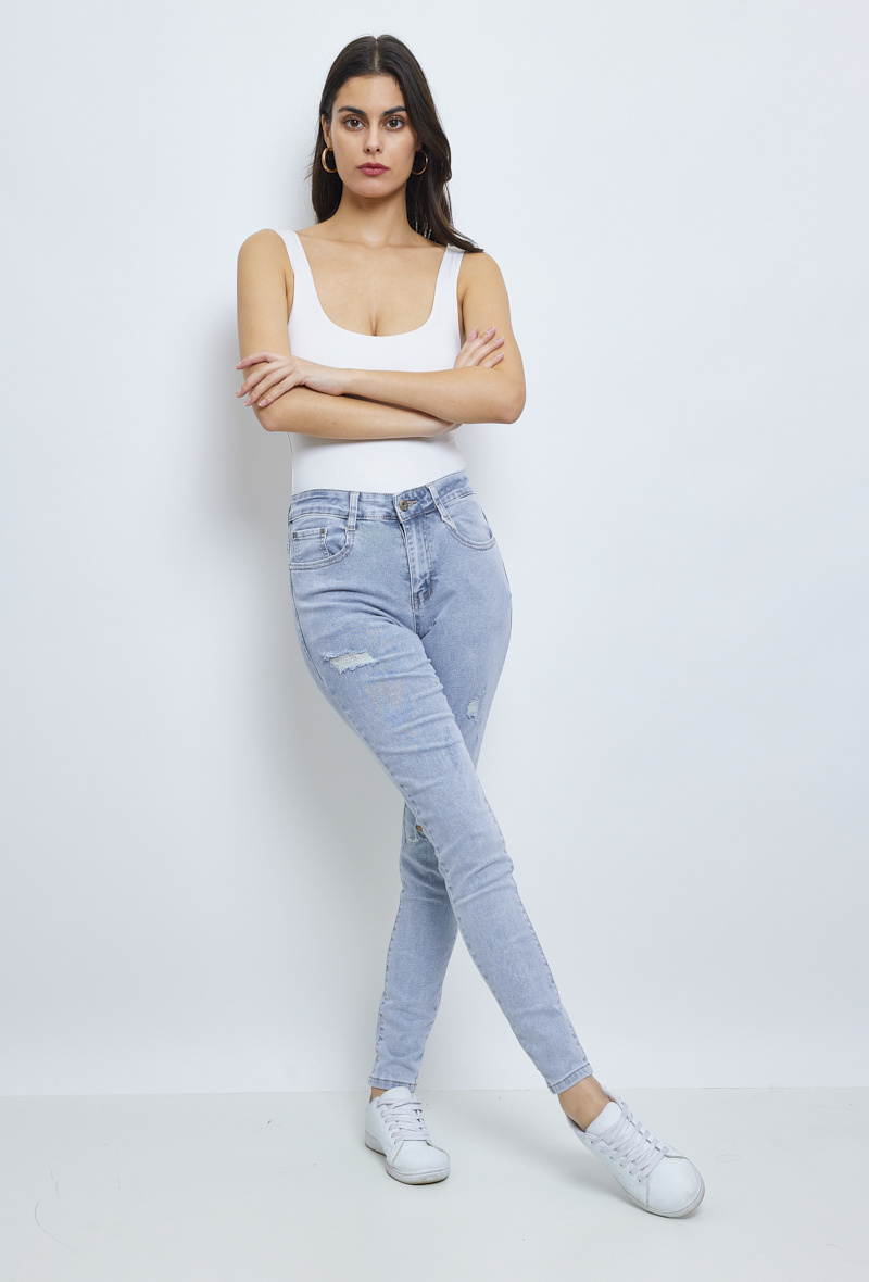 Wholesaler I Dodo - Ripped slim jeans