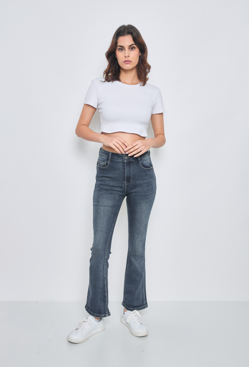 Wholesaler I Dodo - Flared push up jean
