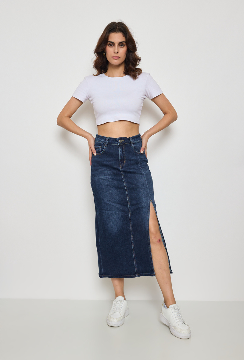Wholesaler I Dodo - Long skirt jeans