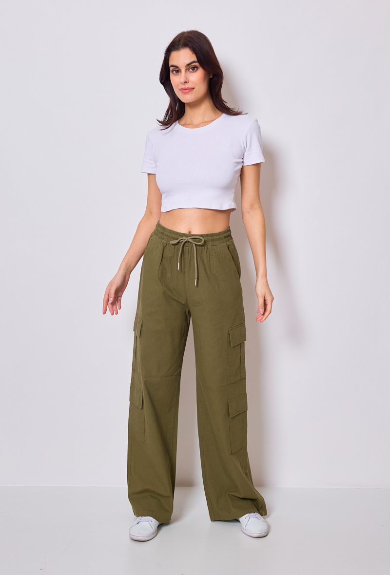 Wholesaler I Dodo - Linen effect pants