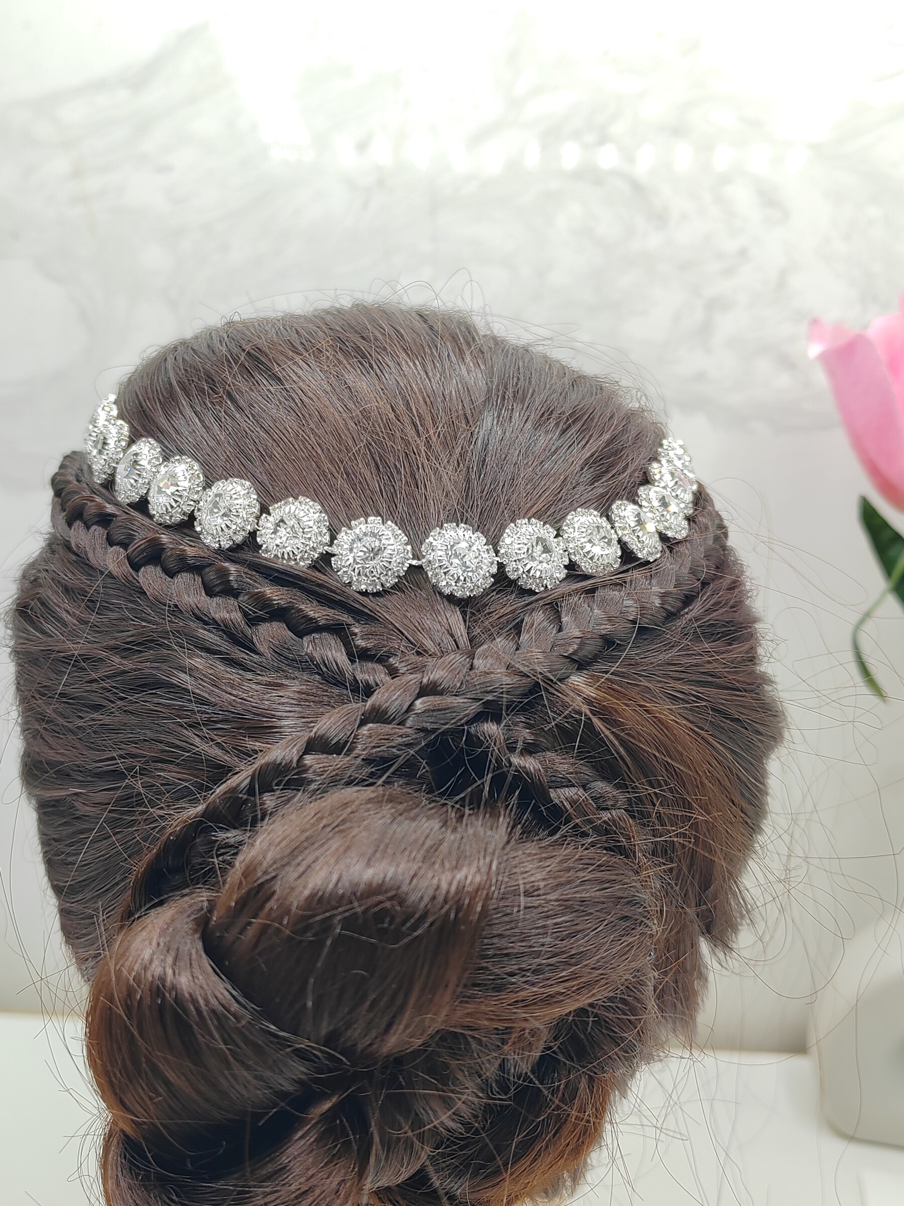 Grossista I.L JOLI B - Accessorio per capelli con asta regolabile per matrimonio da sogno