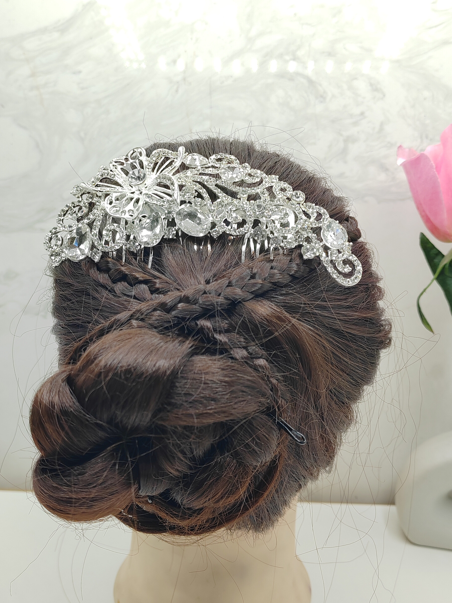Grossista I.L JOLI B - Accessorio per capelli con asta regolabile per matrimonio da sogno