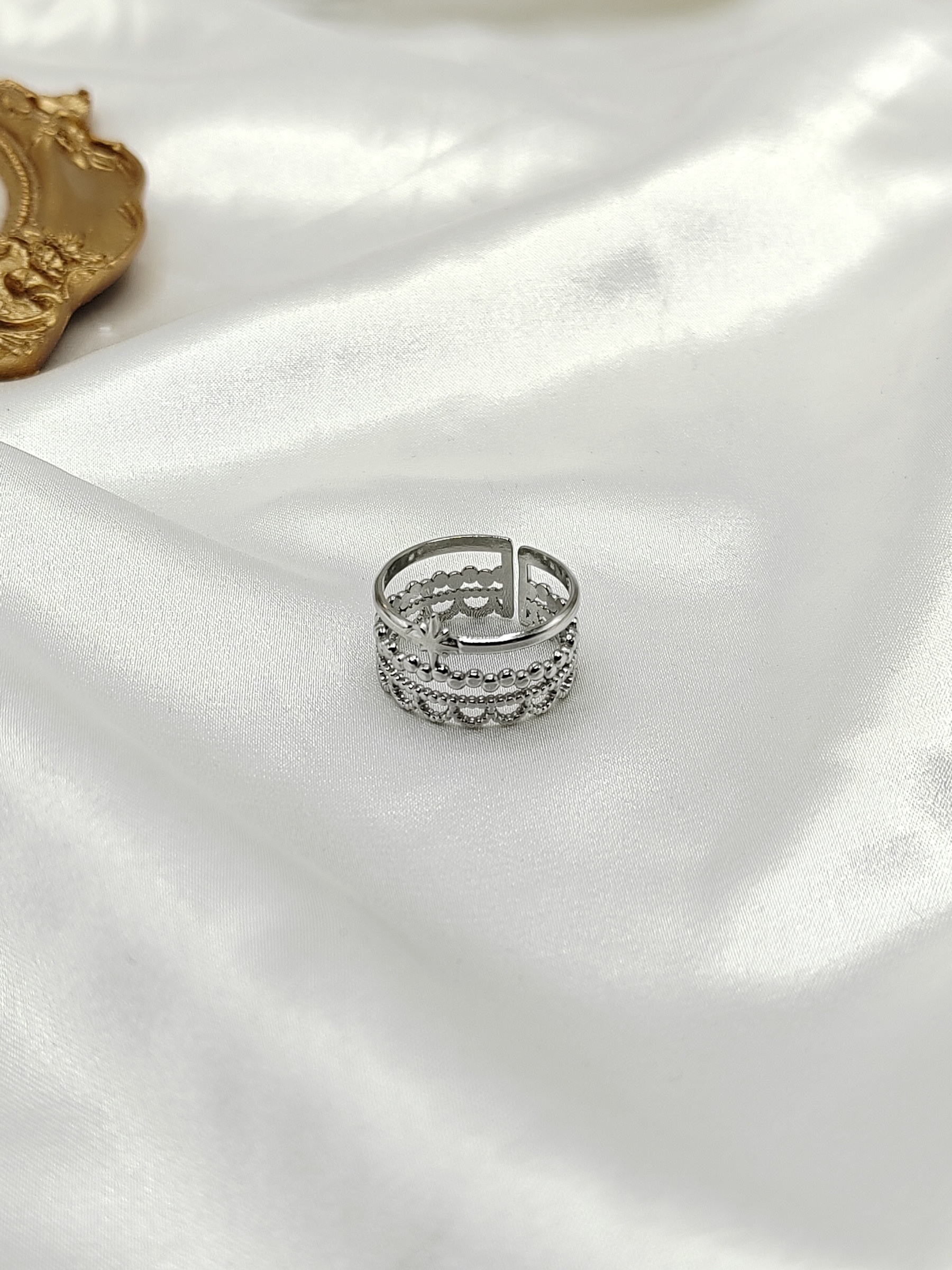 Grossiste I.L JOLI B - BAGUE REGLABLE EN ACIER