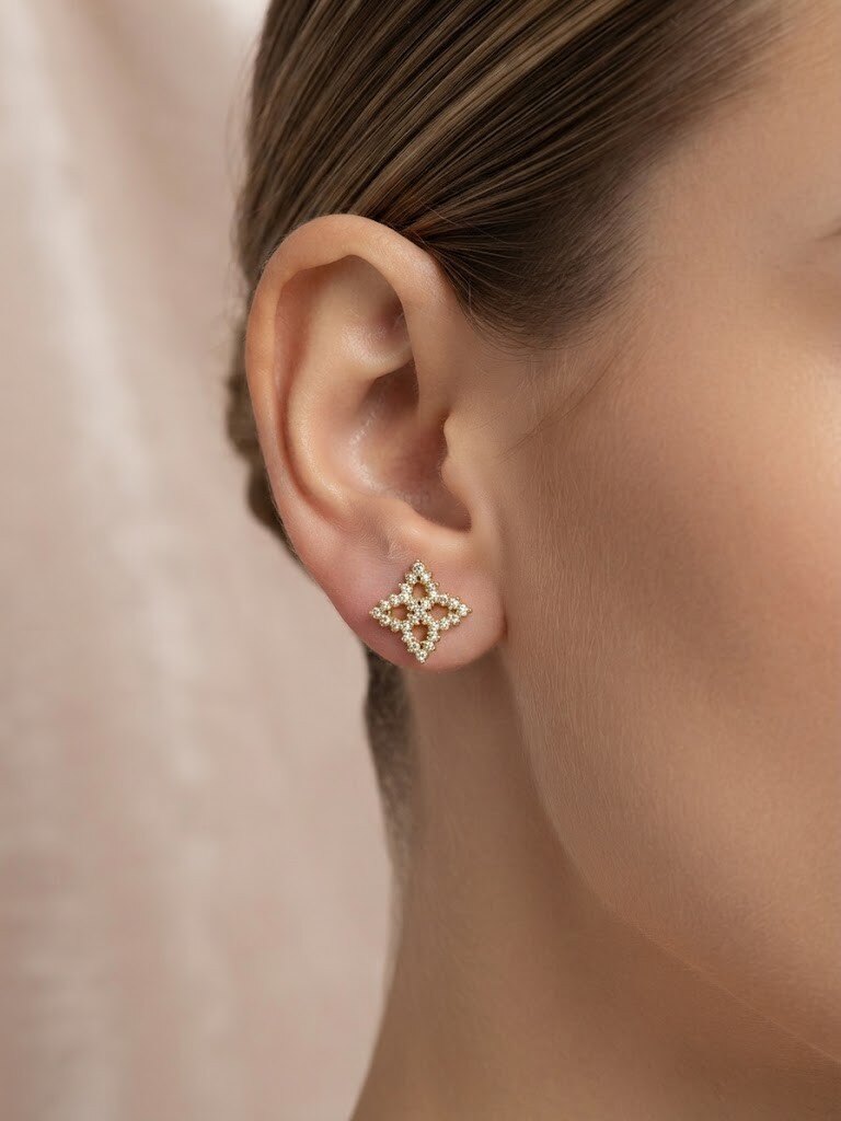 Grossiste I.L JOLI B - Boucle d'oreille étoile en acier inoxydable