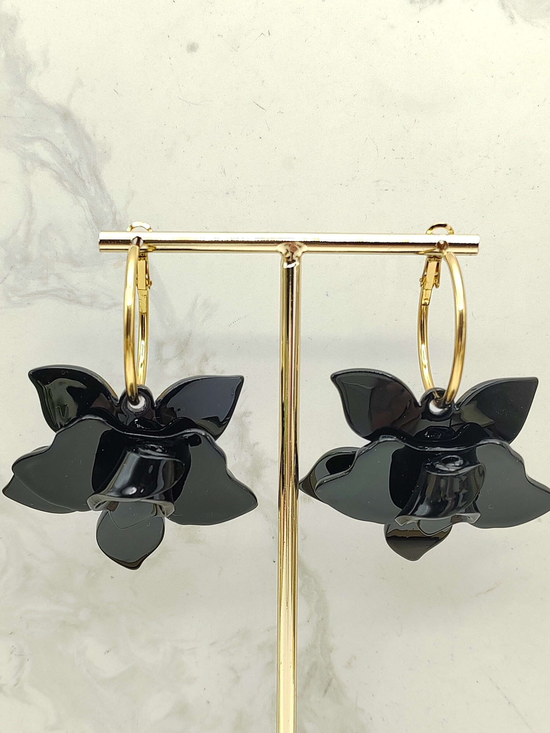 Wholesaler I.L JOLI B - Resin and stainless steel dangling earring