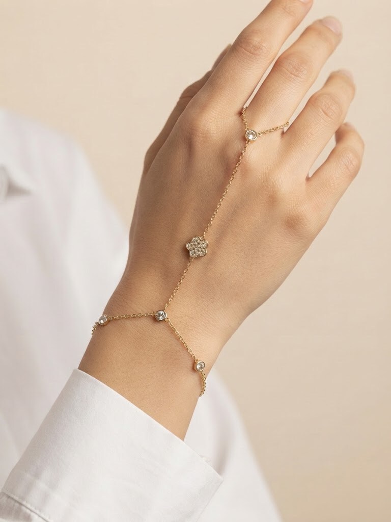 Grossiste I.L JOLI B - Chaine de main en acier inoxydable