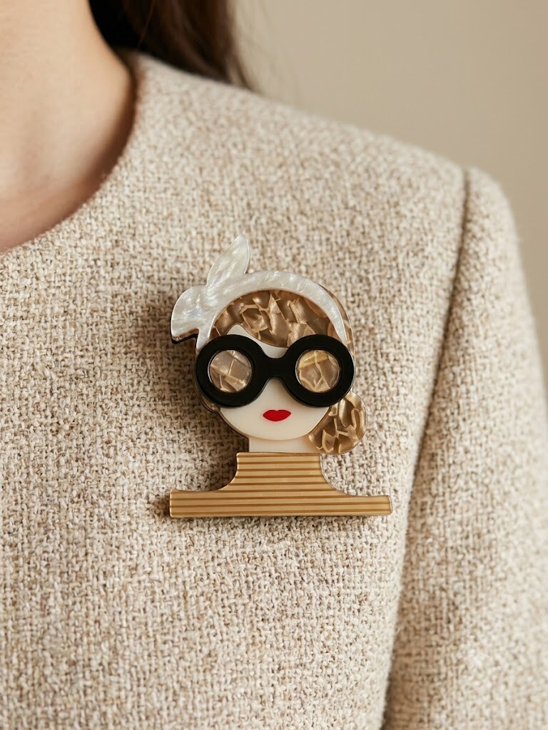 Grossiste I.L JOLI B - Broche en résine