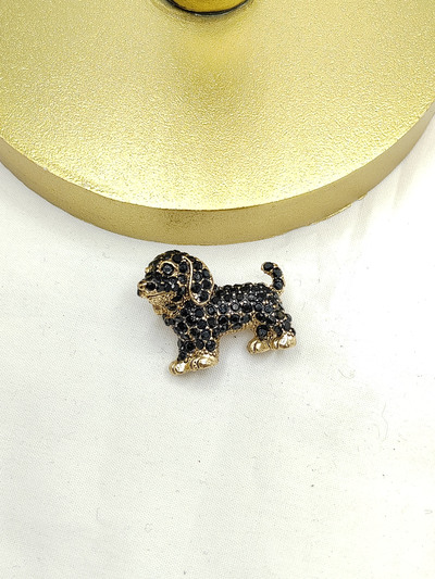 Grossiste I.L JOLI B - Broche fantaisie chien multicolores Grossiste I.L JOLI B - Broche fantaisie chien multicolores