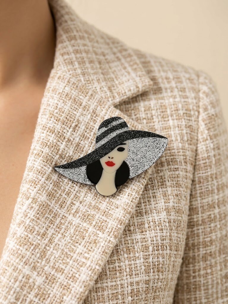 Grossiste I.L JOLI B - Broche en résine