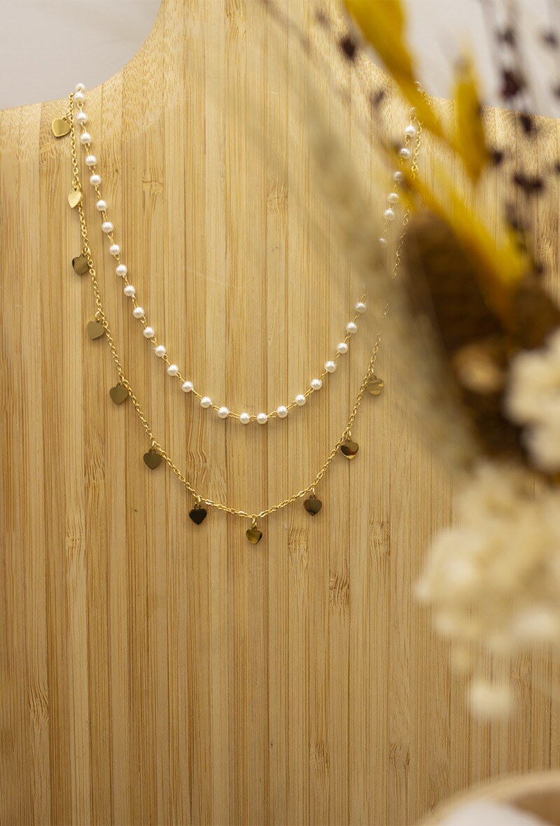 Grossiste I.L JOLI B - COLLIER EN ACIER INOXYDABLE