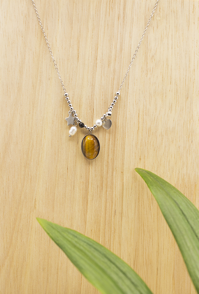 Grossiste I.L JOLI B - COLLIER EN ACIER INOXYDABLE