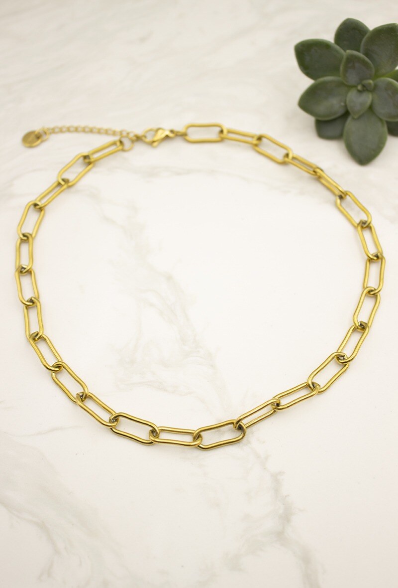 Grossiste I.L JOLI B - COLLIER EN ACIER INOXYDABLE
