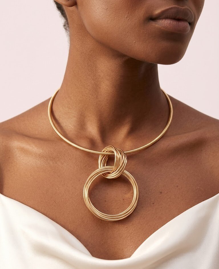 Großhändler I.L JOLI B - Modisches Metall-Choker-Halsband