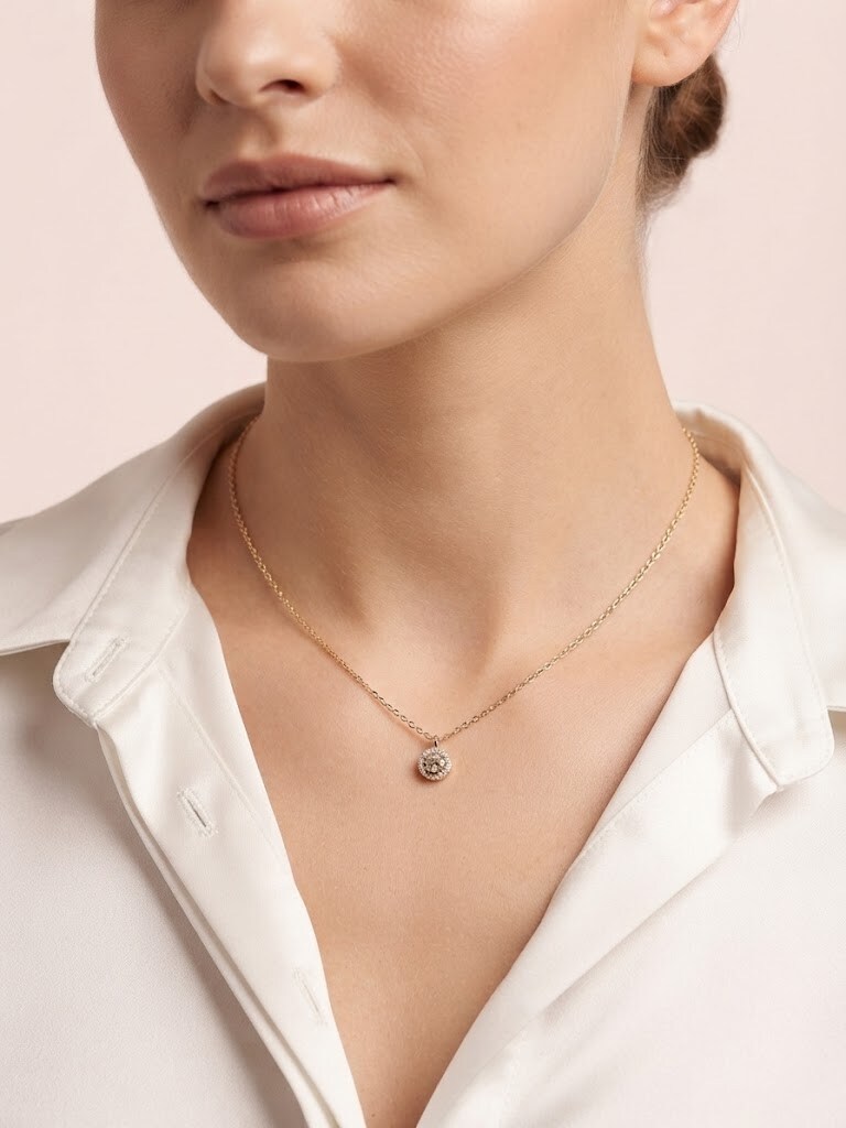 Grossiste I.L JOLI B - Collier pendentif en acier inoxydable