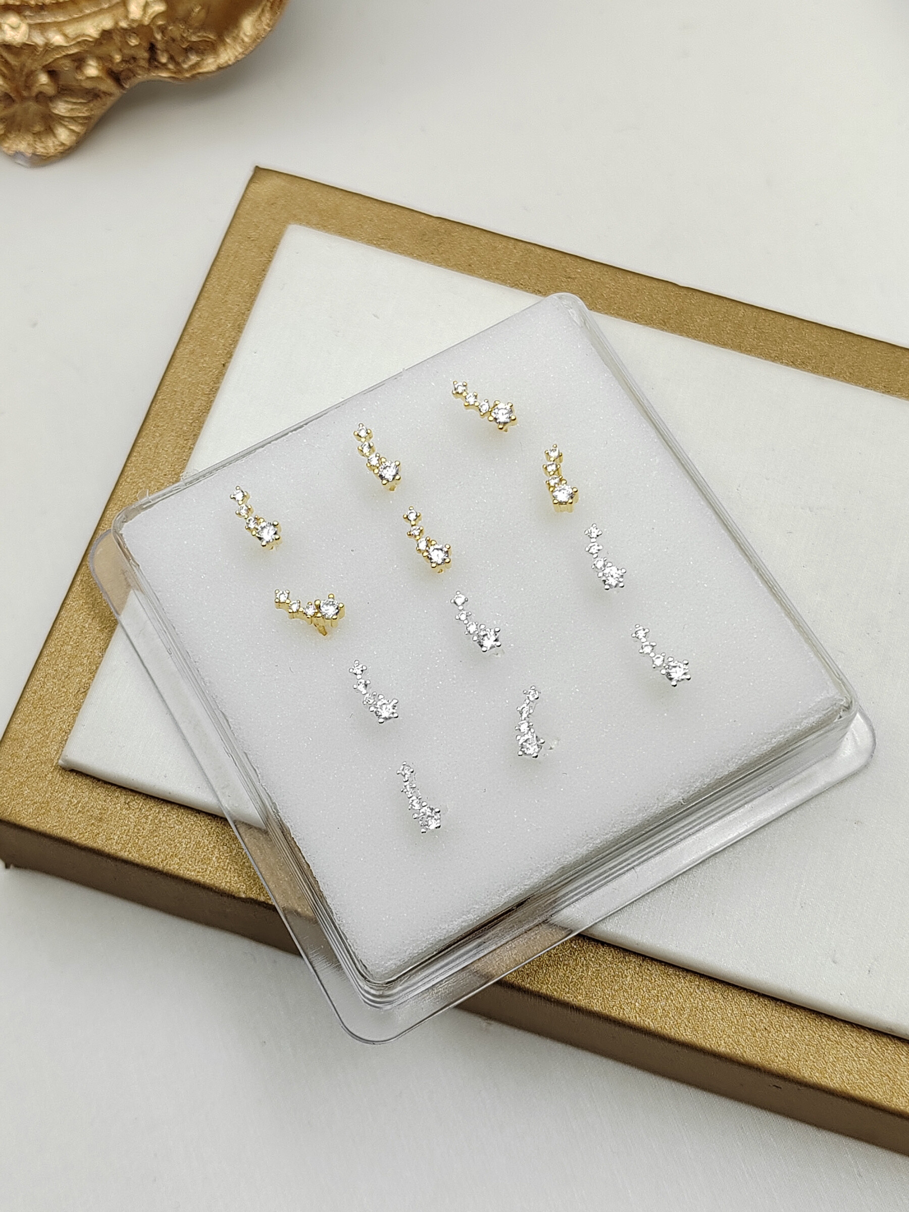 Grossiste I.L JOLI B - Boite de piercing de nez fantaisie