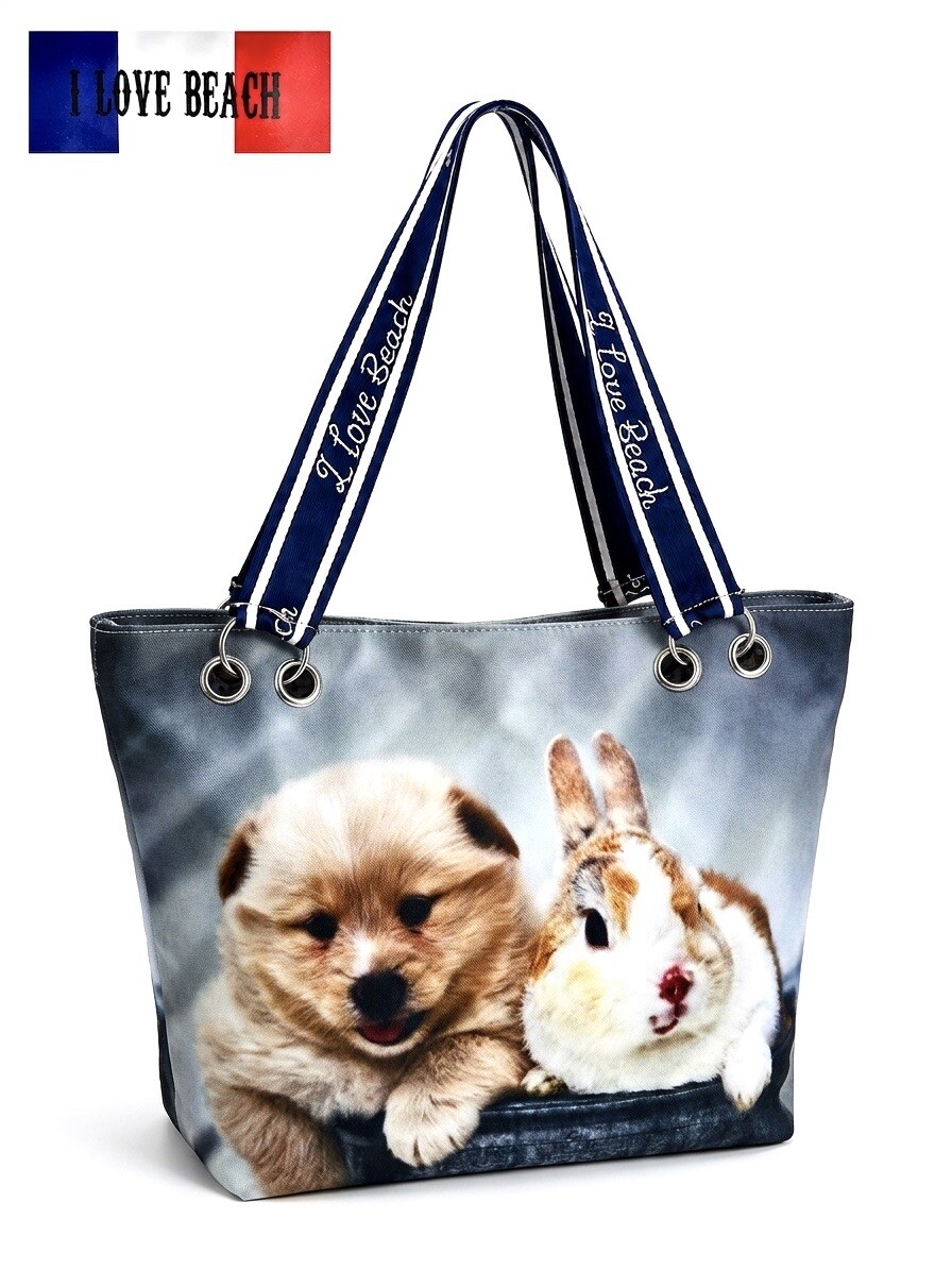 Grossista I Love Beach - Borsa da spiaggia I Love Beach