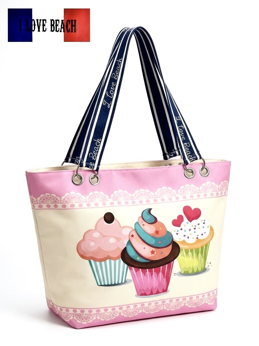 Wholesaler I Love Beach - I Love Beach Tote Bag