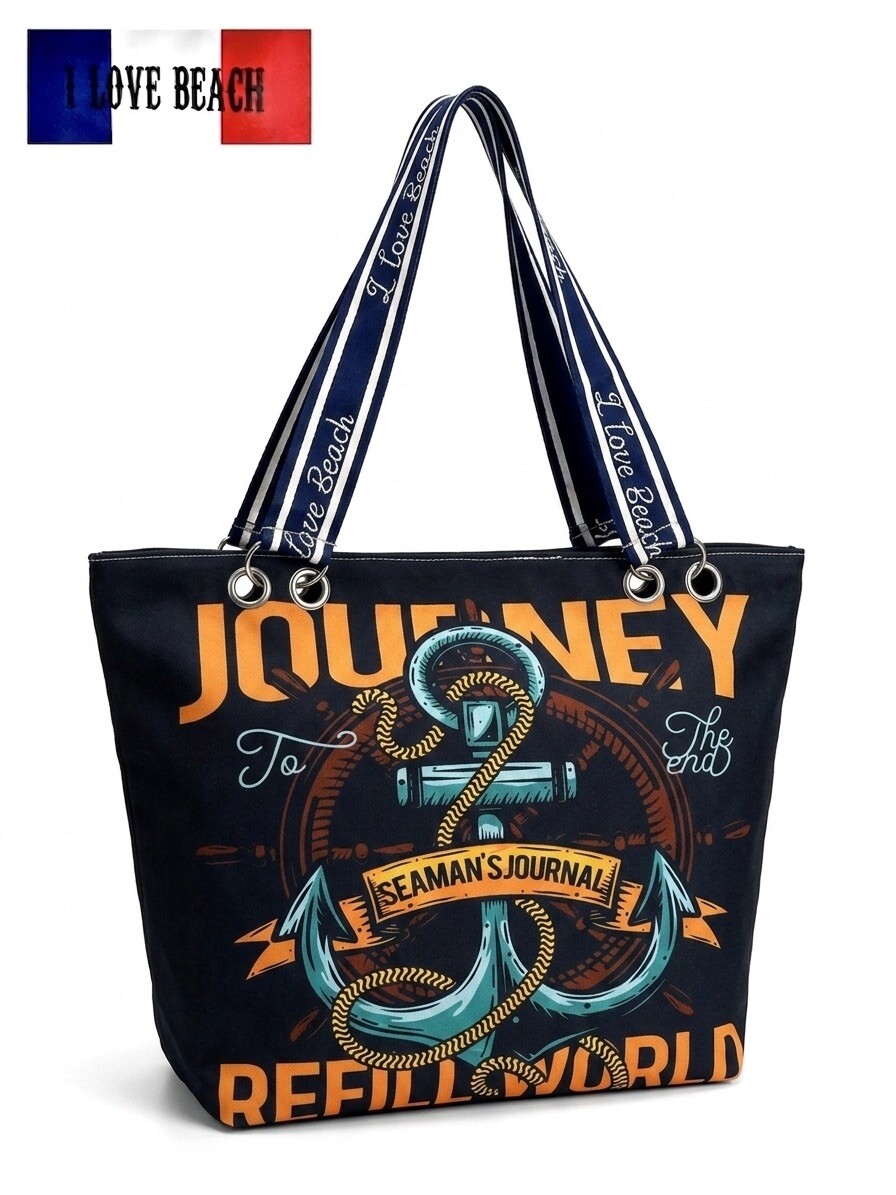 Wholesaler I Love Beach - I Love Beach Tote Bag